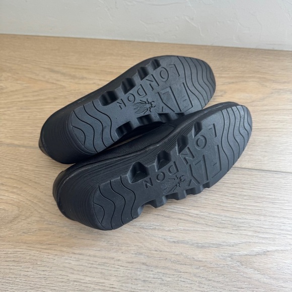 Womens Fly London Peso Silde on Wedges-size 38 US 8 - Picture 4 of 5